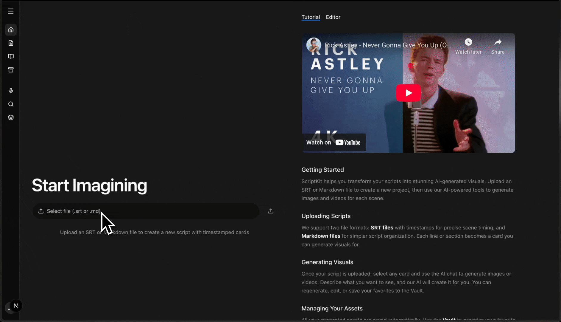 Upload your script and we break it down